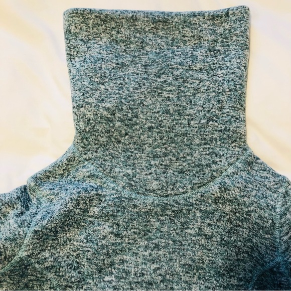 Mountain Warehouse Size 4 Idris Womens Cowl Neck Green Heather Fleece - Picture 7 of 14